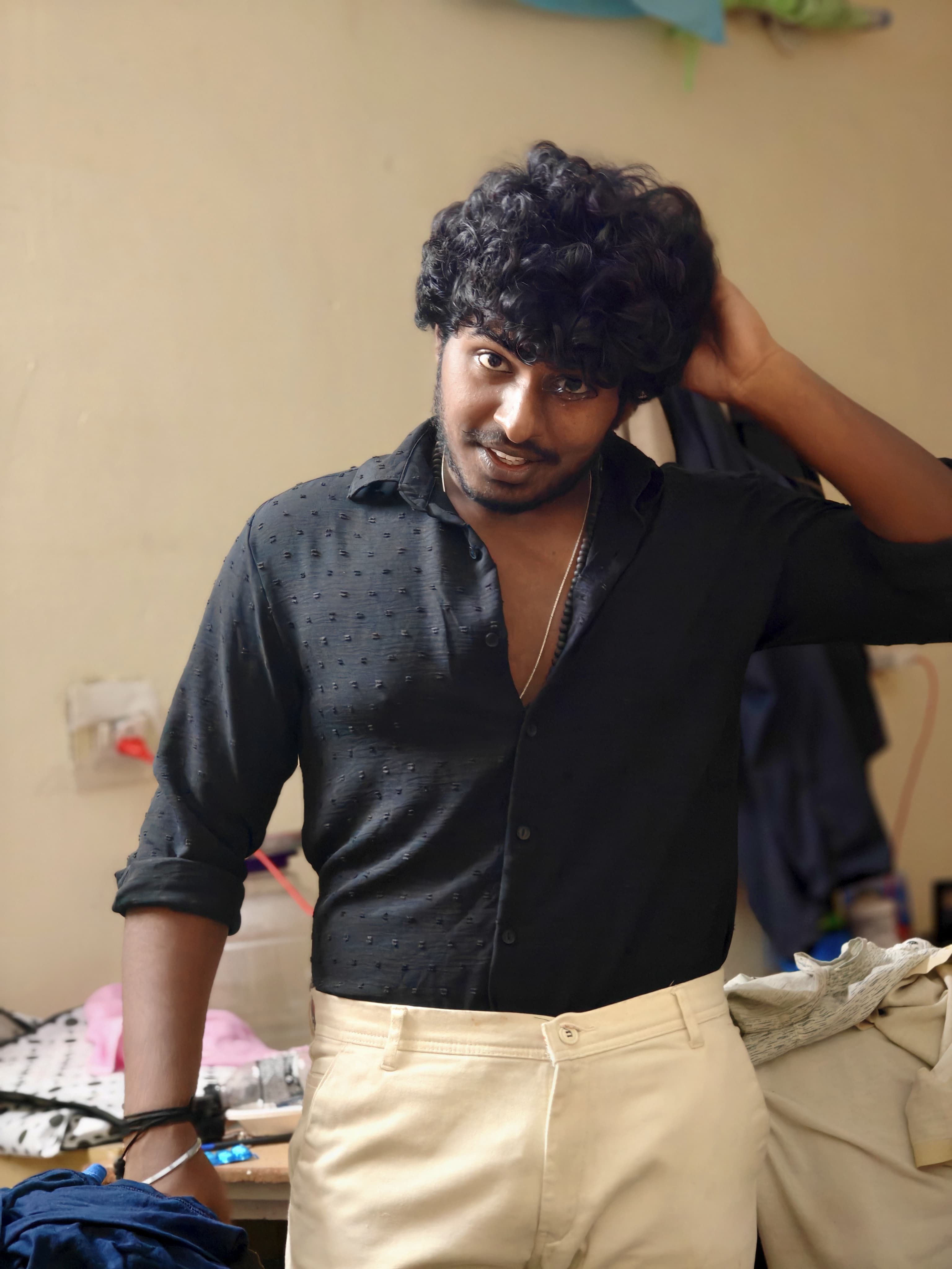 Gowtham Black Shirt