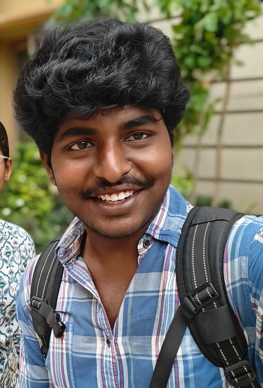 Gowtham Blue Plaid Backpack