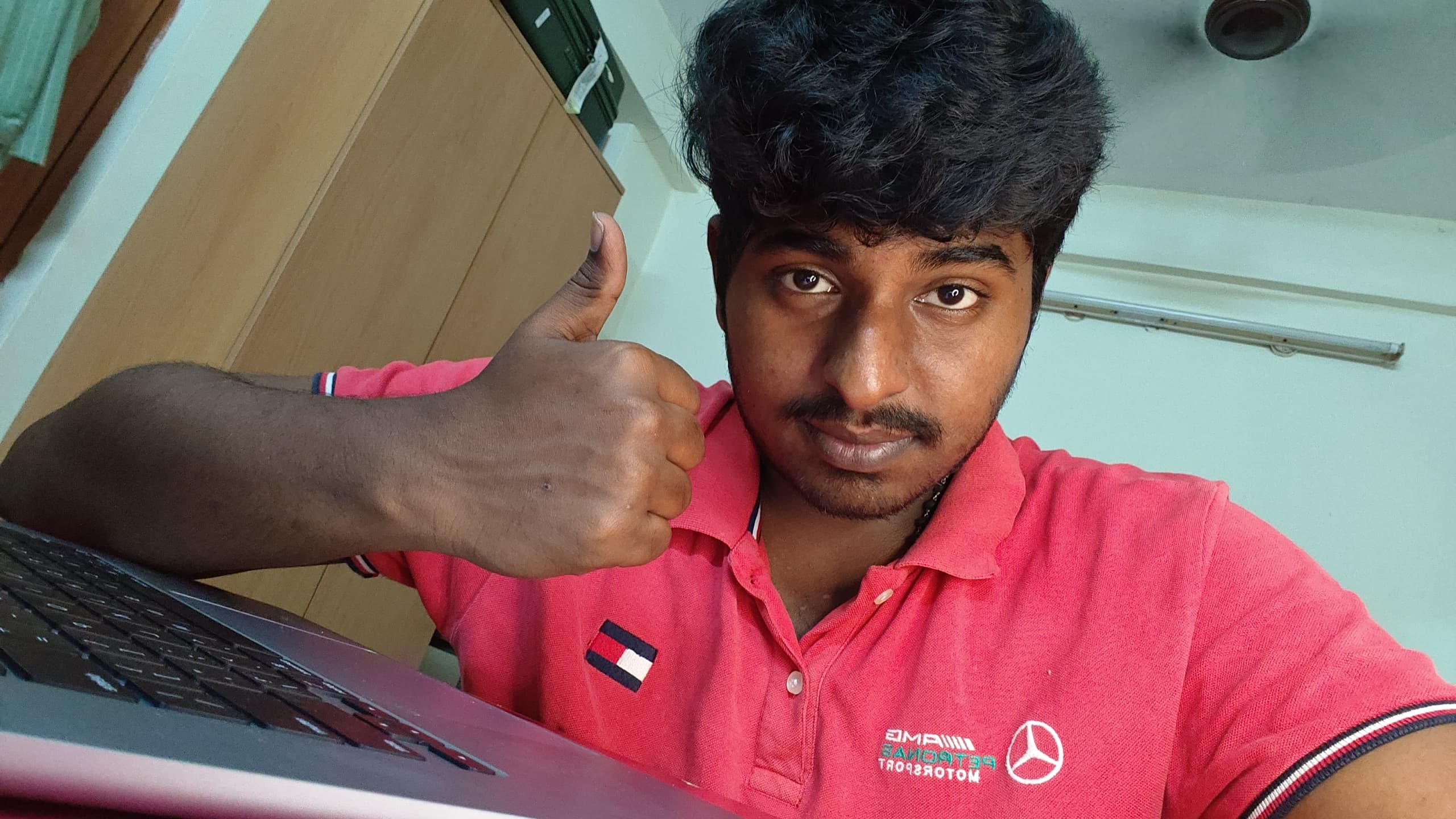 Gowtham White Shirt Temple